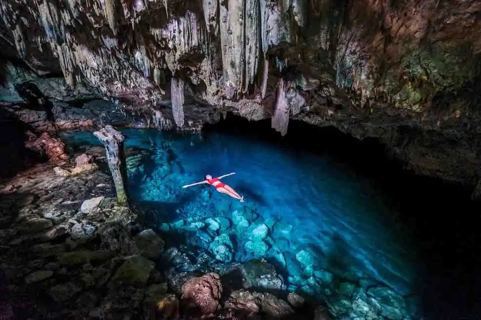 Goa Rangko Cave & Blue Pool Near Labuan Bajo, Flores